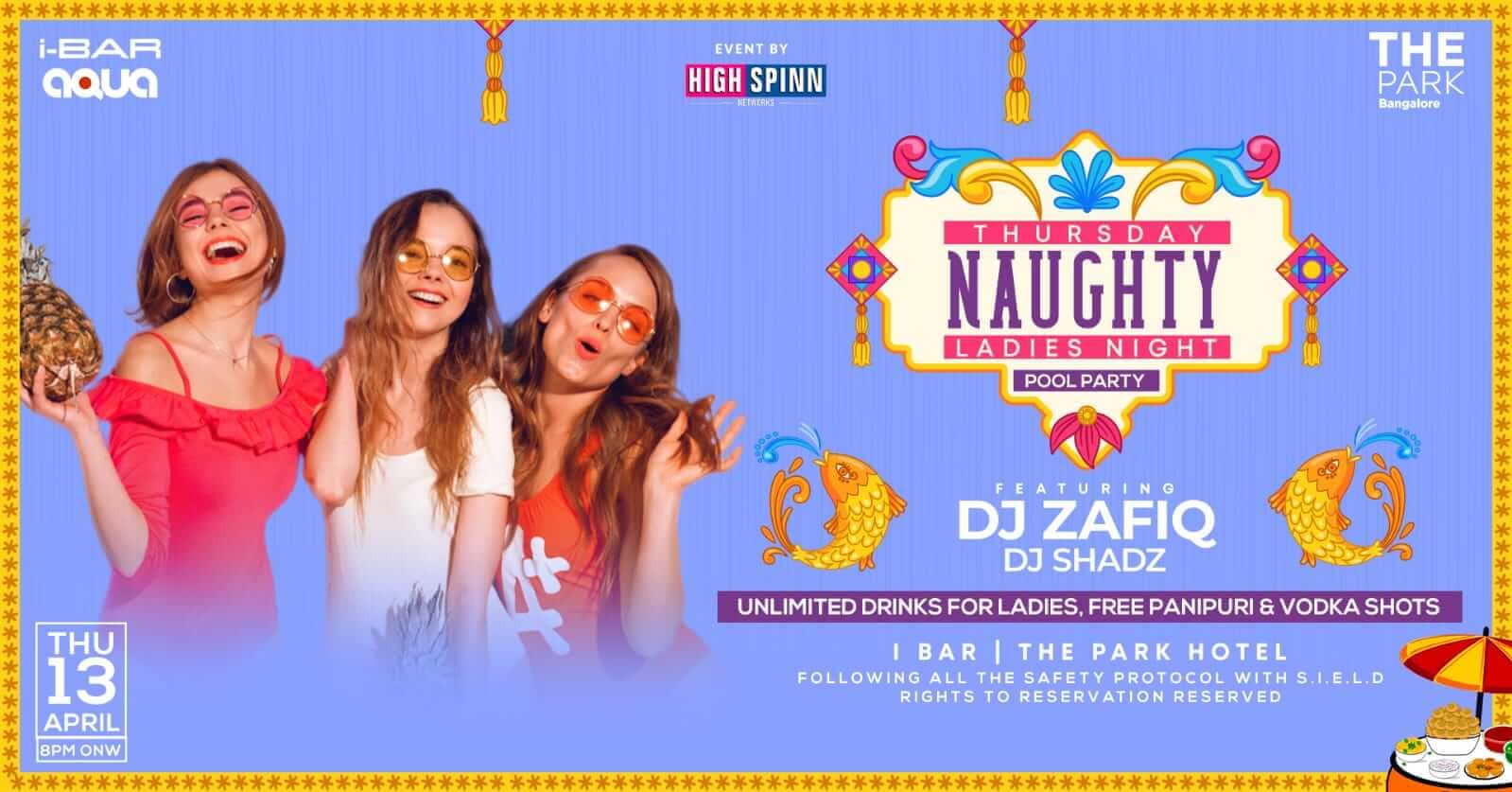 Thursday Naughty Ladies Night | Pool Party