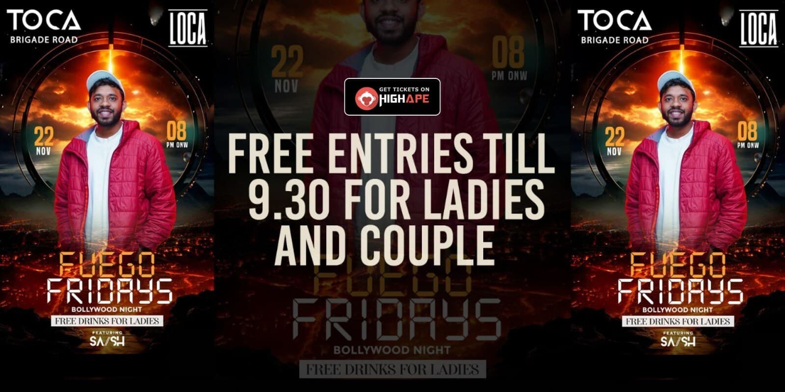 Fuego Friday - Bollywood Night | Toca Brigade