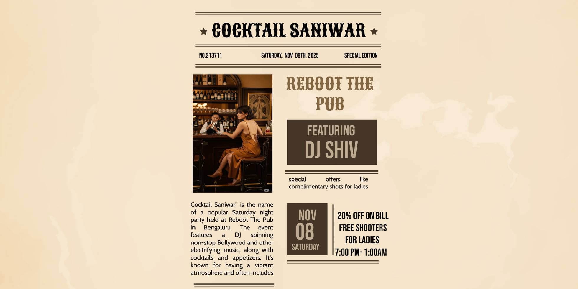 Cocktail Saniwar
