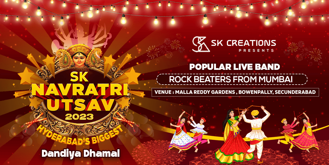 SK Navratri Utsav | Hyderabad Biggest Dandiya Dhamal