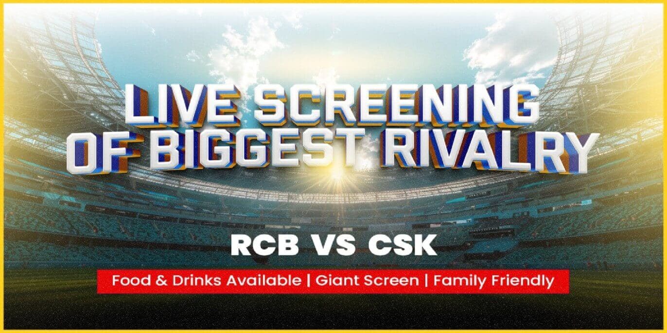 Screening Of RCB Vs CSK At Gatsby Cocktails And Cuisines