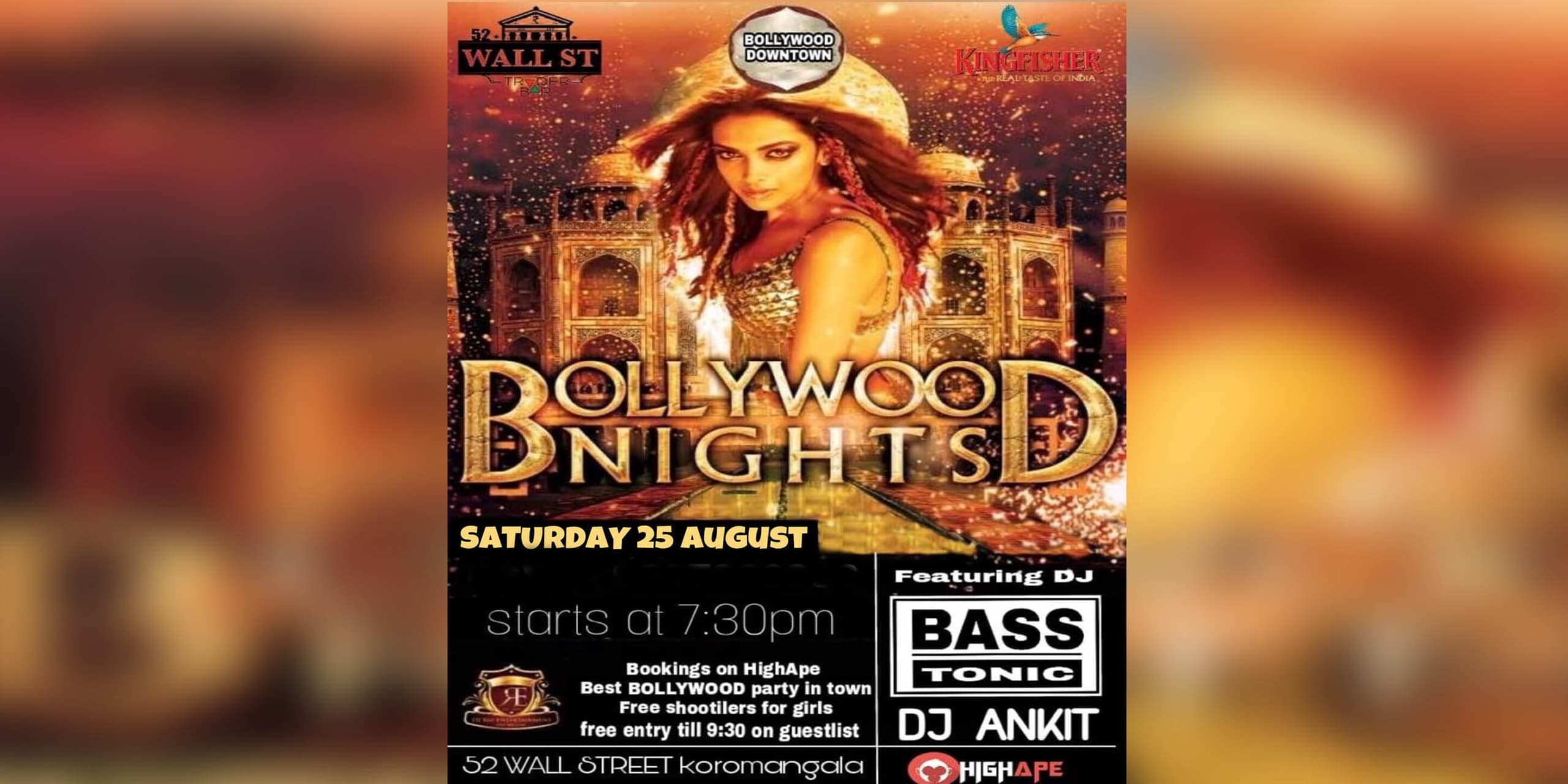 Bollywood Night Ft DJ BassTonic