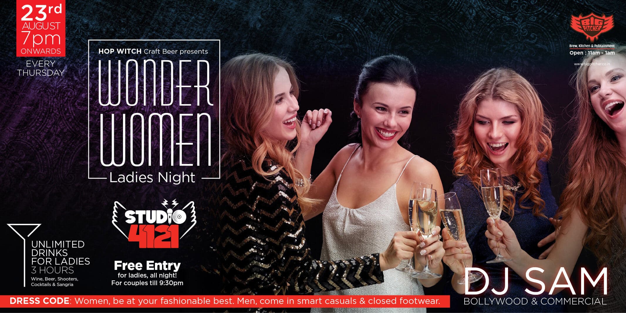 Wonder Women Ladies Night Ft DJ Sam