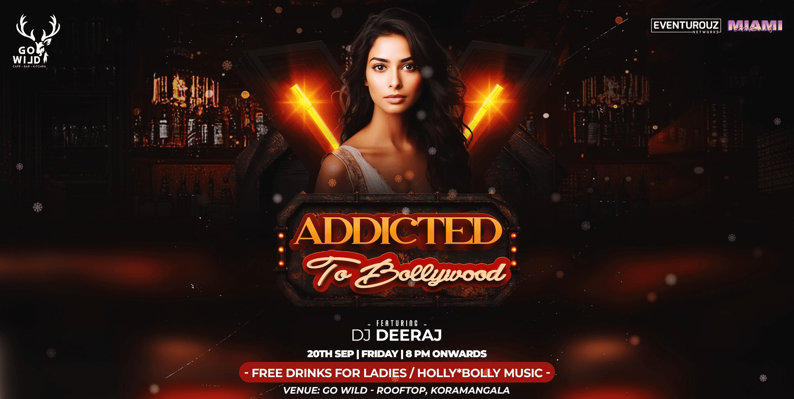 Friday Addicted To Bollywood | Go wild Rooftop