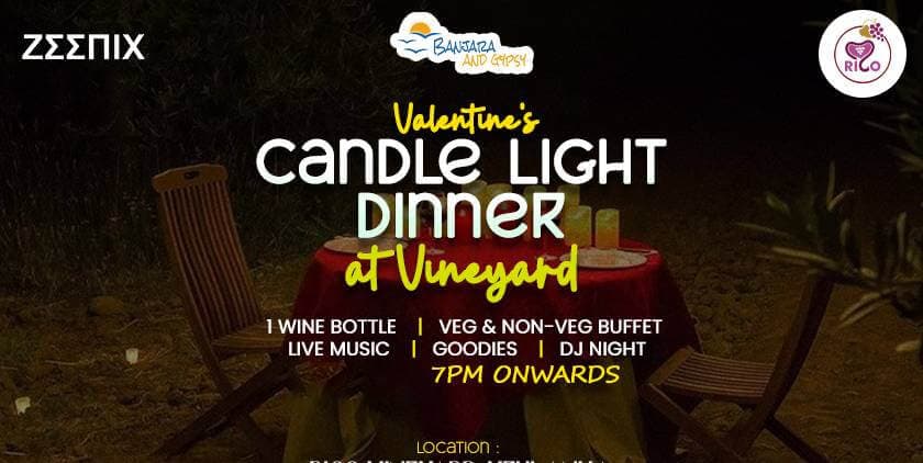 Valentine's Candle Light Dinner | Rico Vineyard