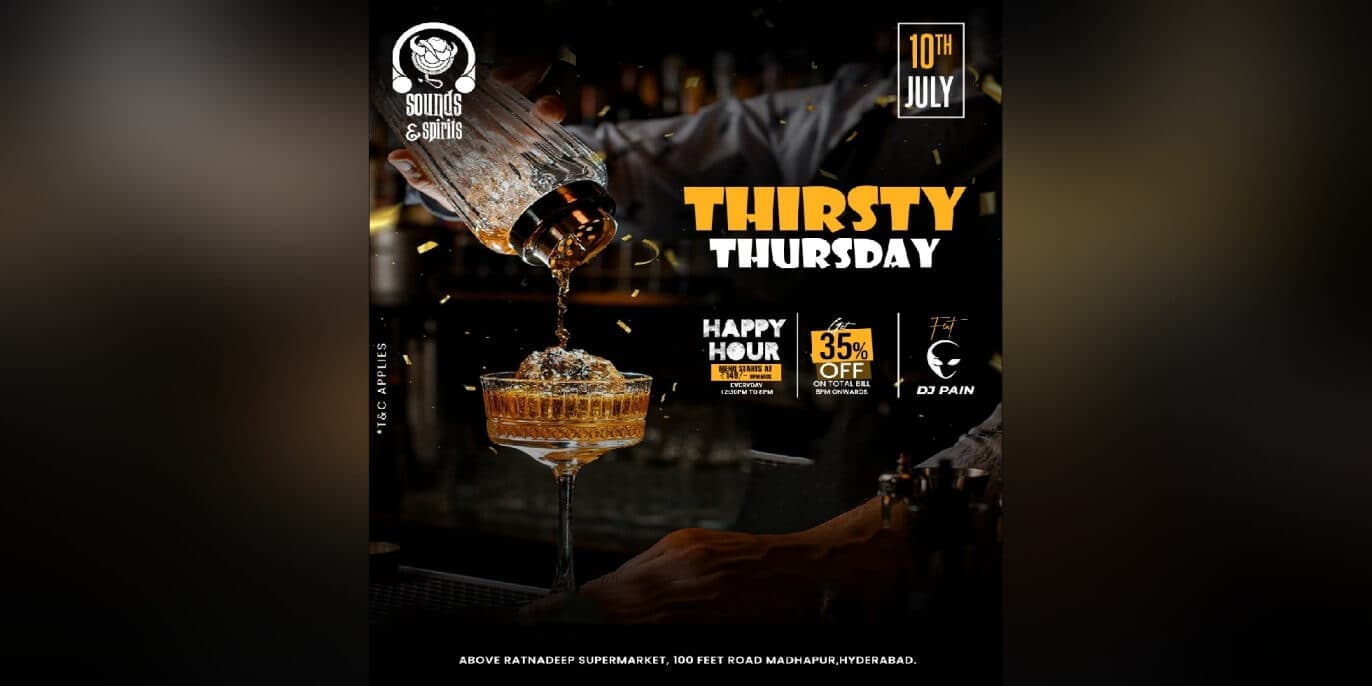 Thirsty Thursday | Sounds & Spirits