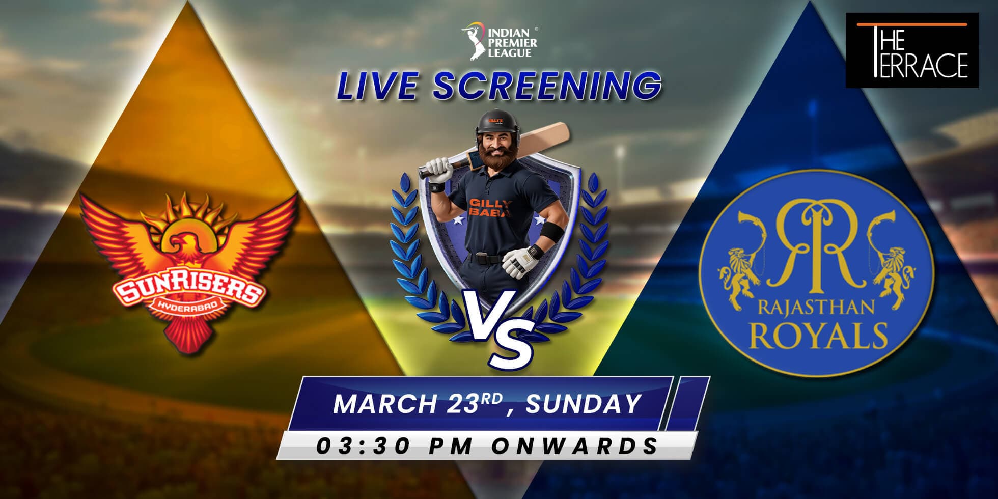 IPL Live Screening | SRH Vs RR
