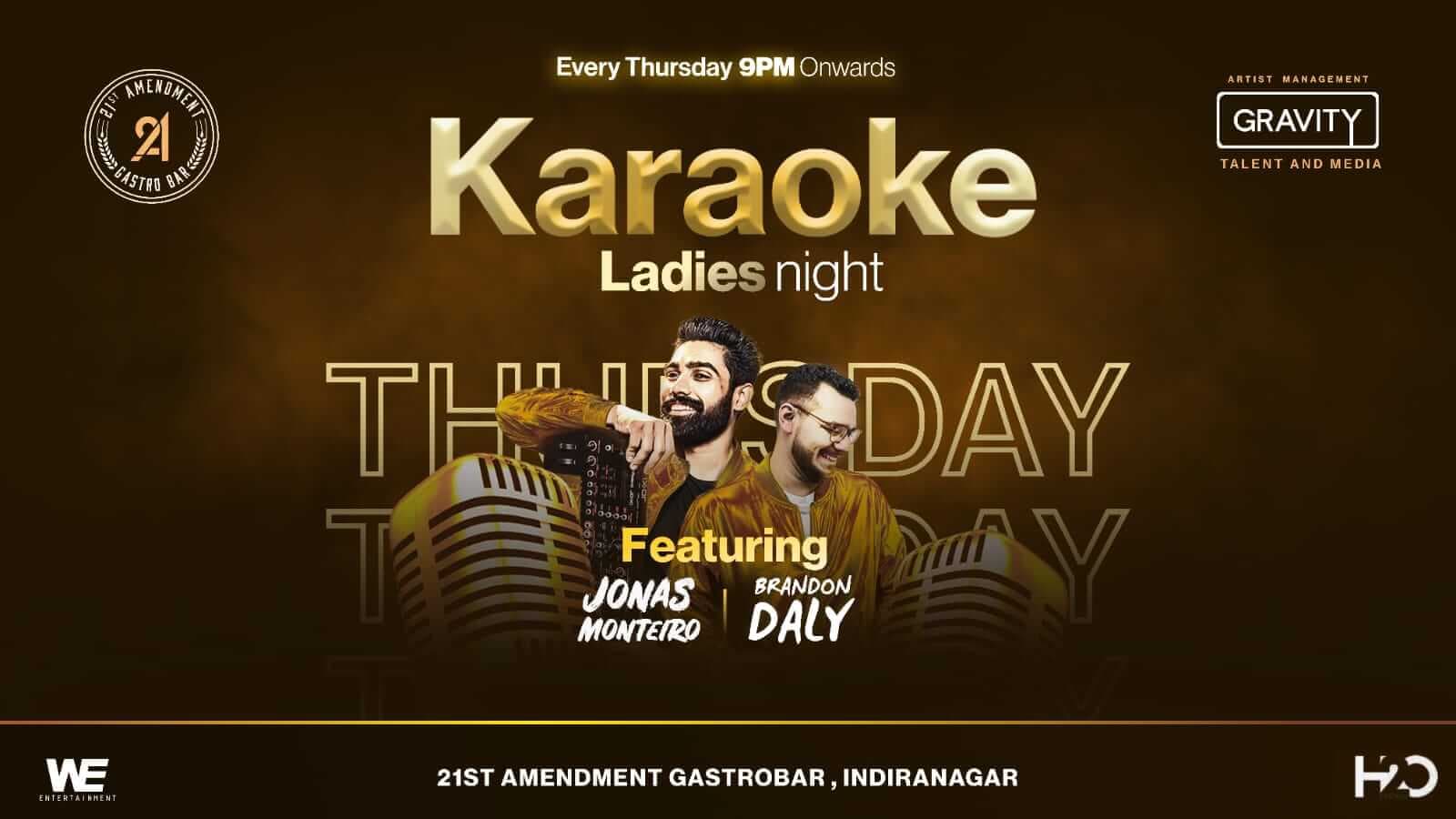 Thursday Karaoke Ladies Night