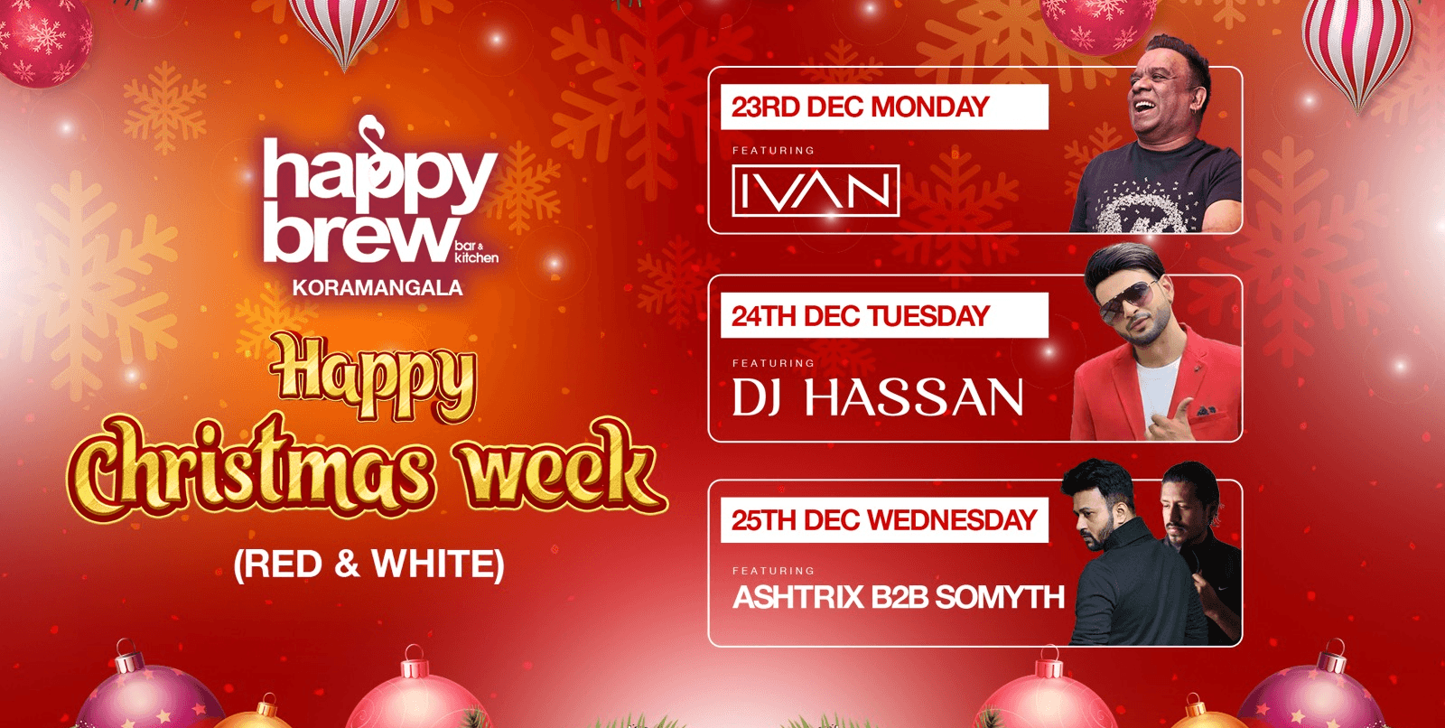 Happy Christmas Bash | Happy Brew