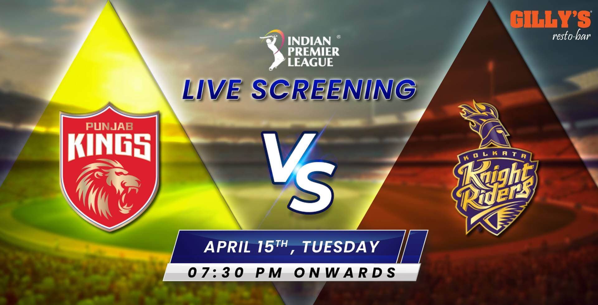PSK Vs KKR  | IPL Live Screening 
