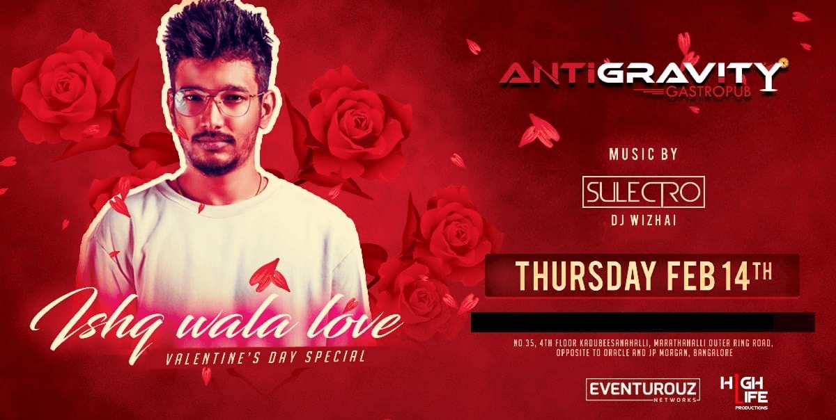 Ishq Wala Love '' Valentine Eve Party'' at AntiGravity