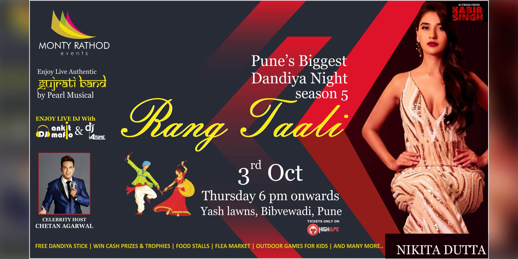 Rang Taali 2k19 : Pune’s Biggest Garba Dandiya Mahotsav