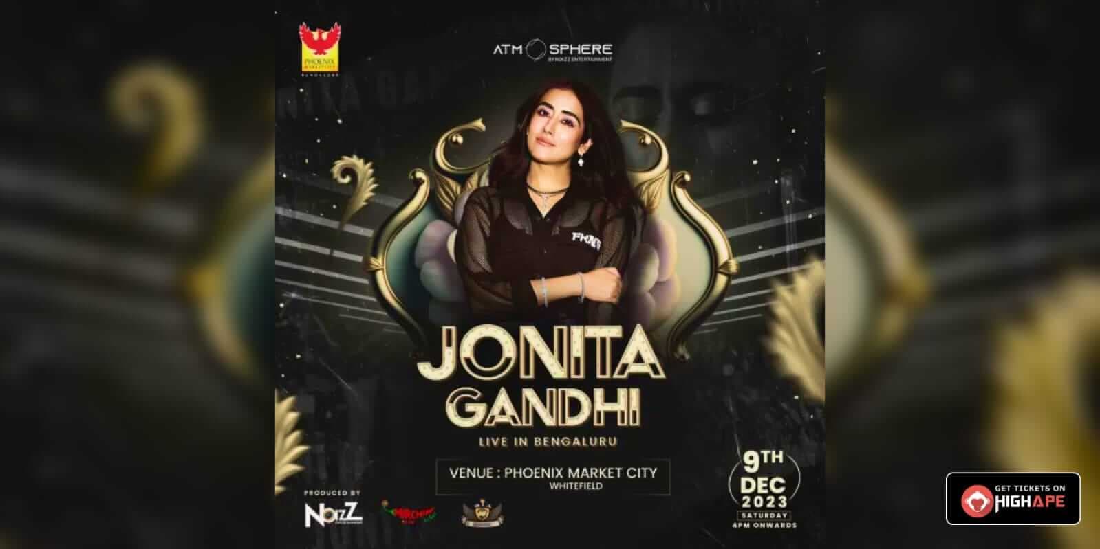 Jonita Gandhi Live | Bangalore