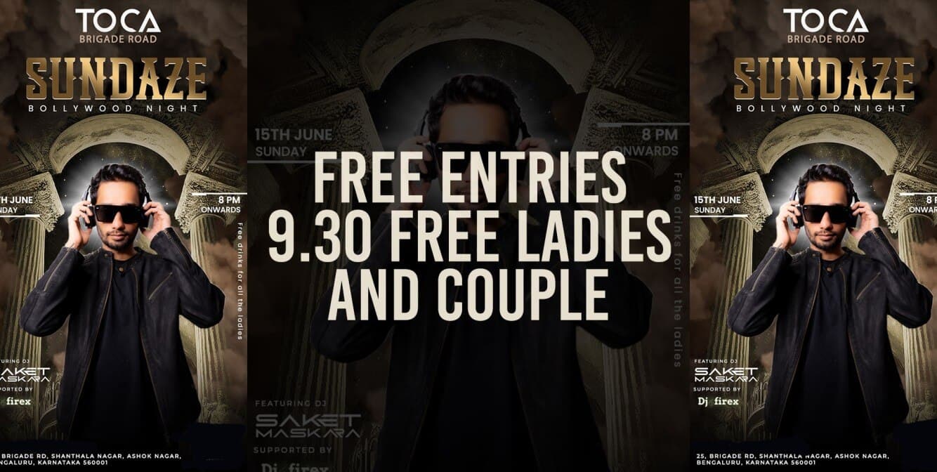 Sundaze Bollywood Night | Toca Brigade