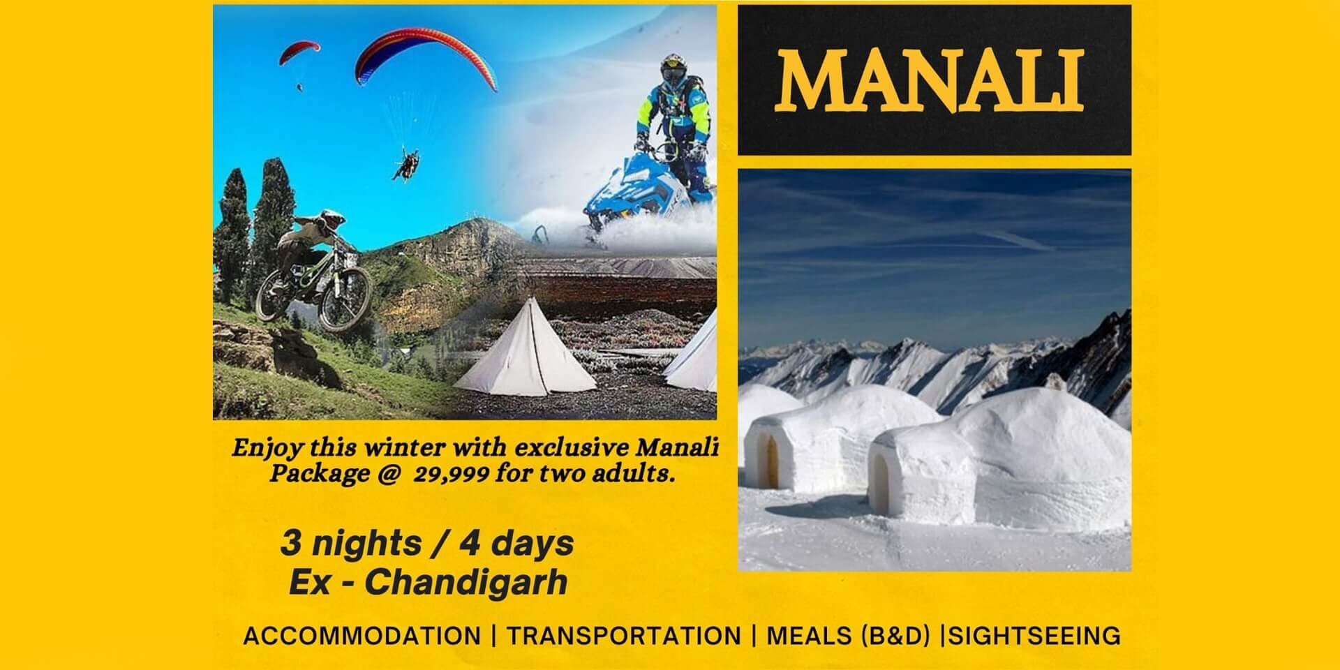 3N/4D – Manali ex Chandigarh (Himachal Pradesh)