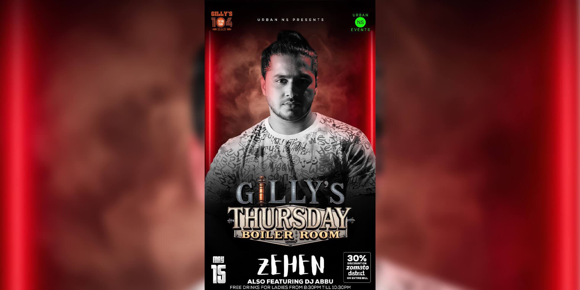 Gillys Thursday Boiler Room 