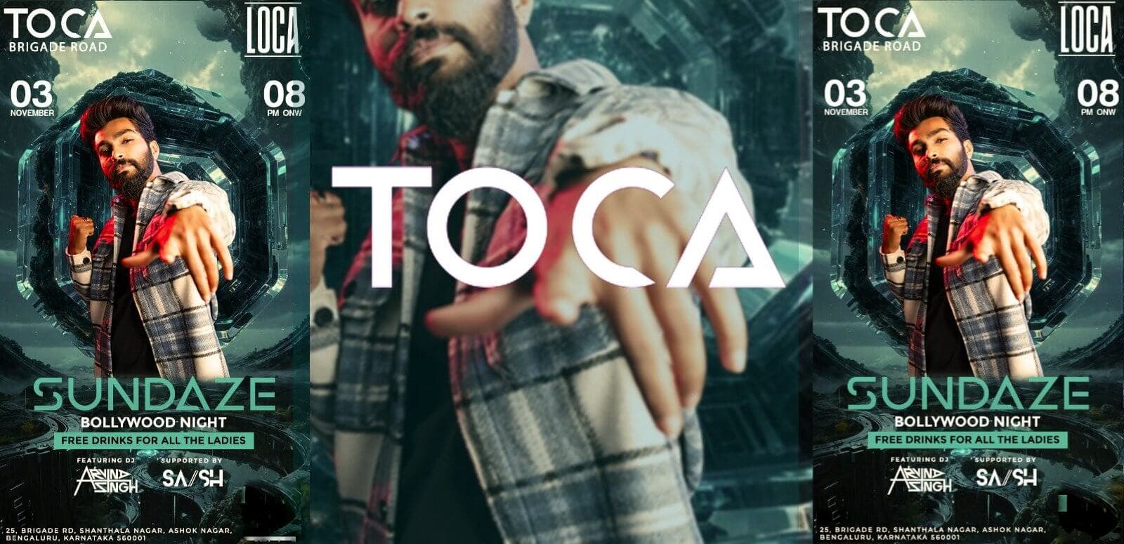 Sundaze Bollywood Night | Toca Brigade