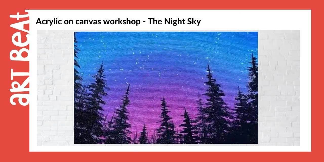 Acrylic Painting On Canvas - Workshop