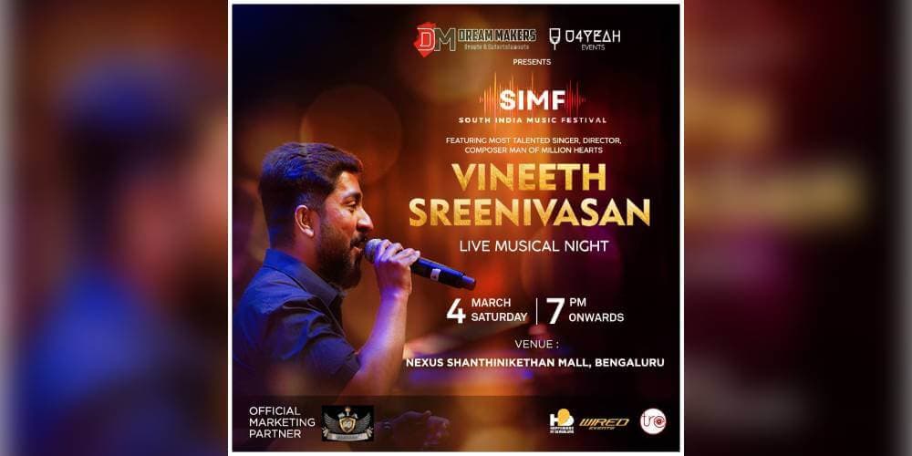 Vineeth Srinivasan Musical Night - SIMF 2023