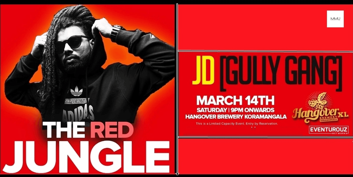 Saturday The Red Jungle with DJ JD (Gully Gang)