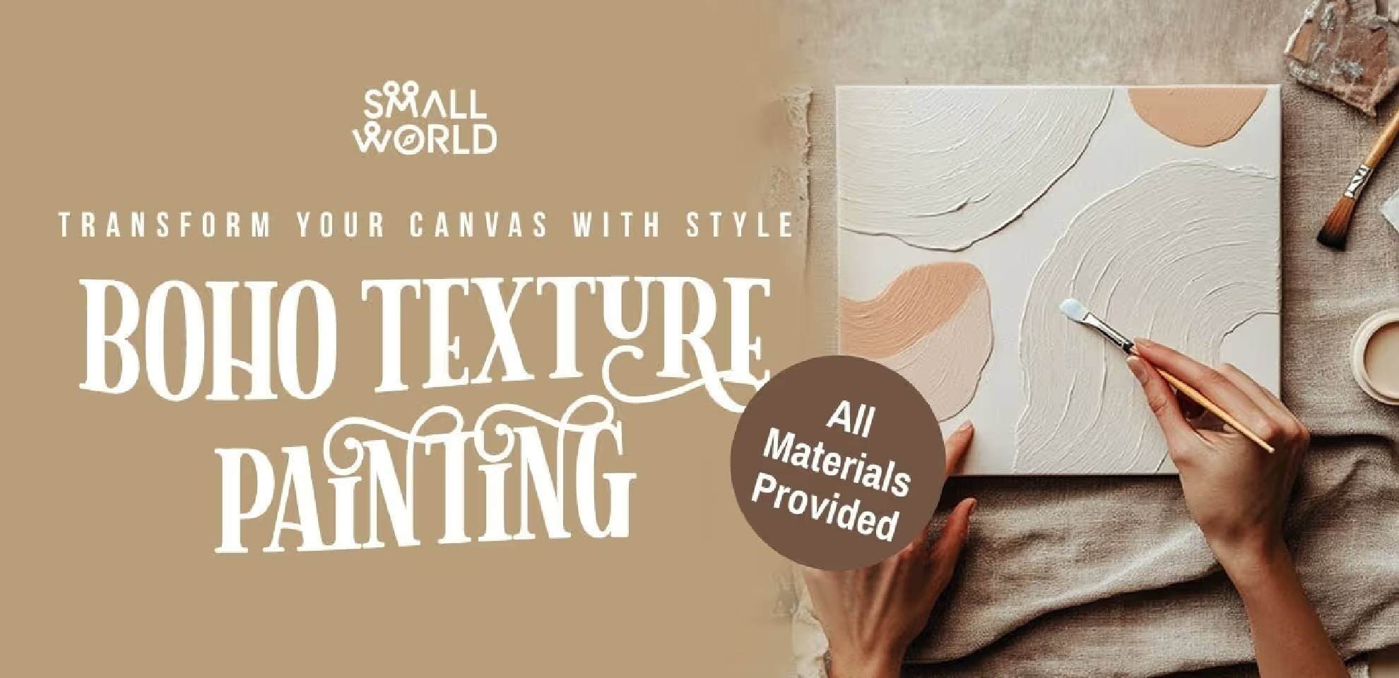 Boho Texture Painting