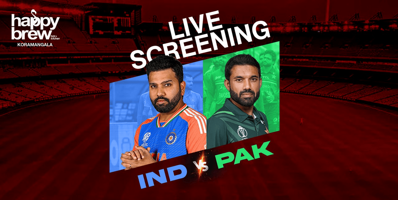 Ind vs Pak Live Screening | Happy Brew