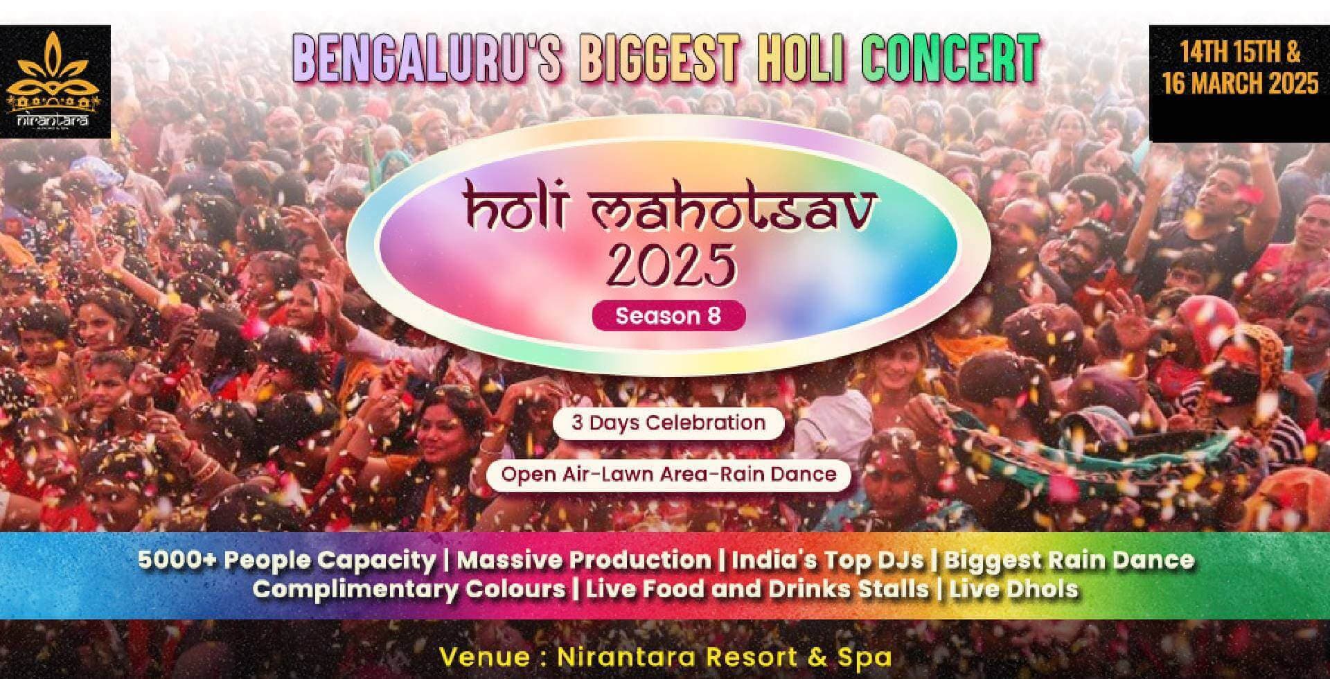 Holi Mahotsava 2025 | Nirantara Resorts 