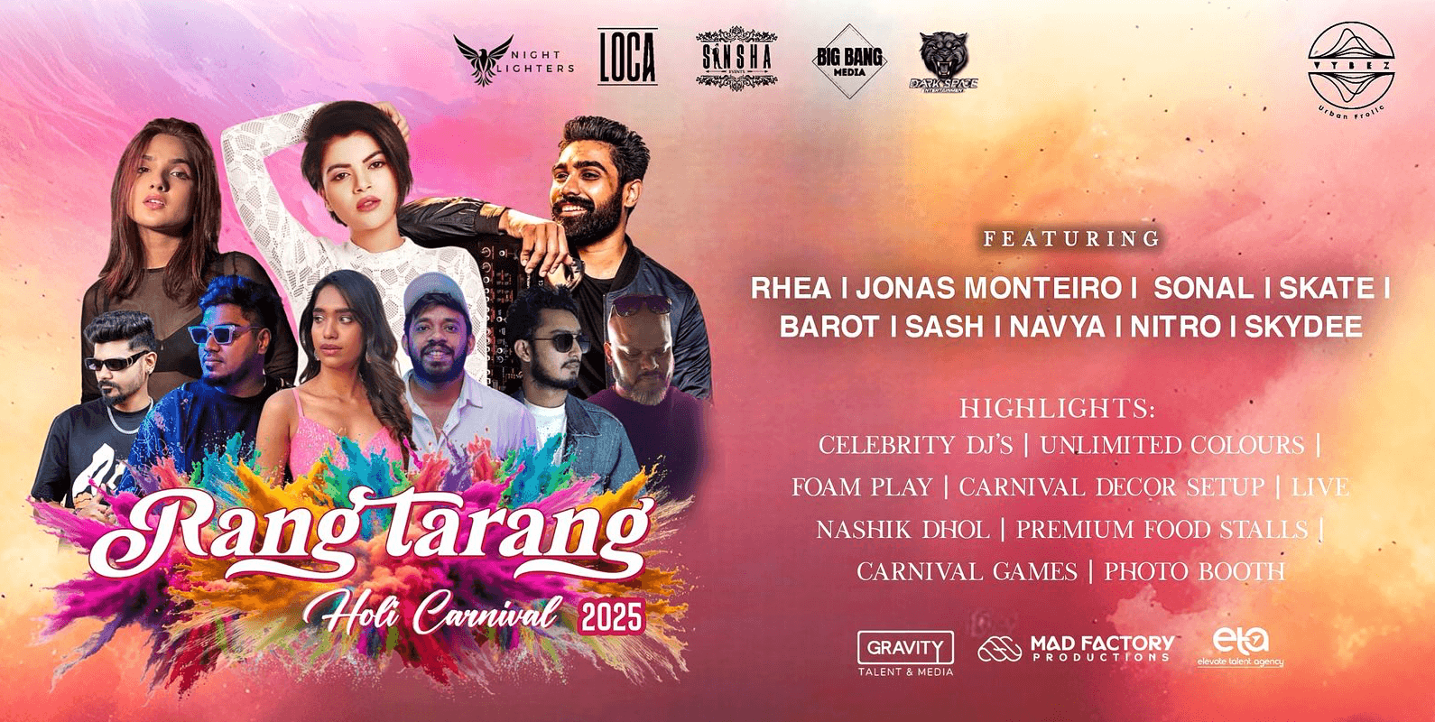Rang Tarang Holi Carnival 2025