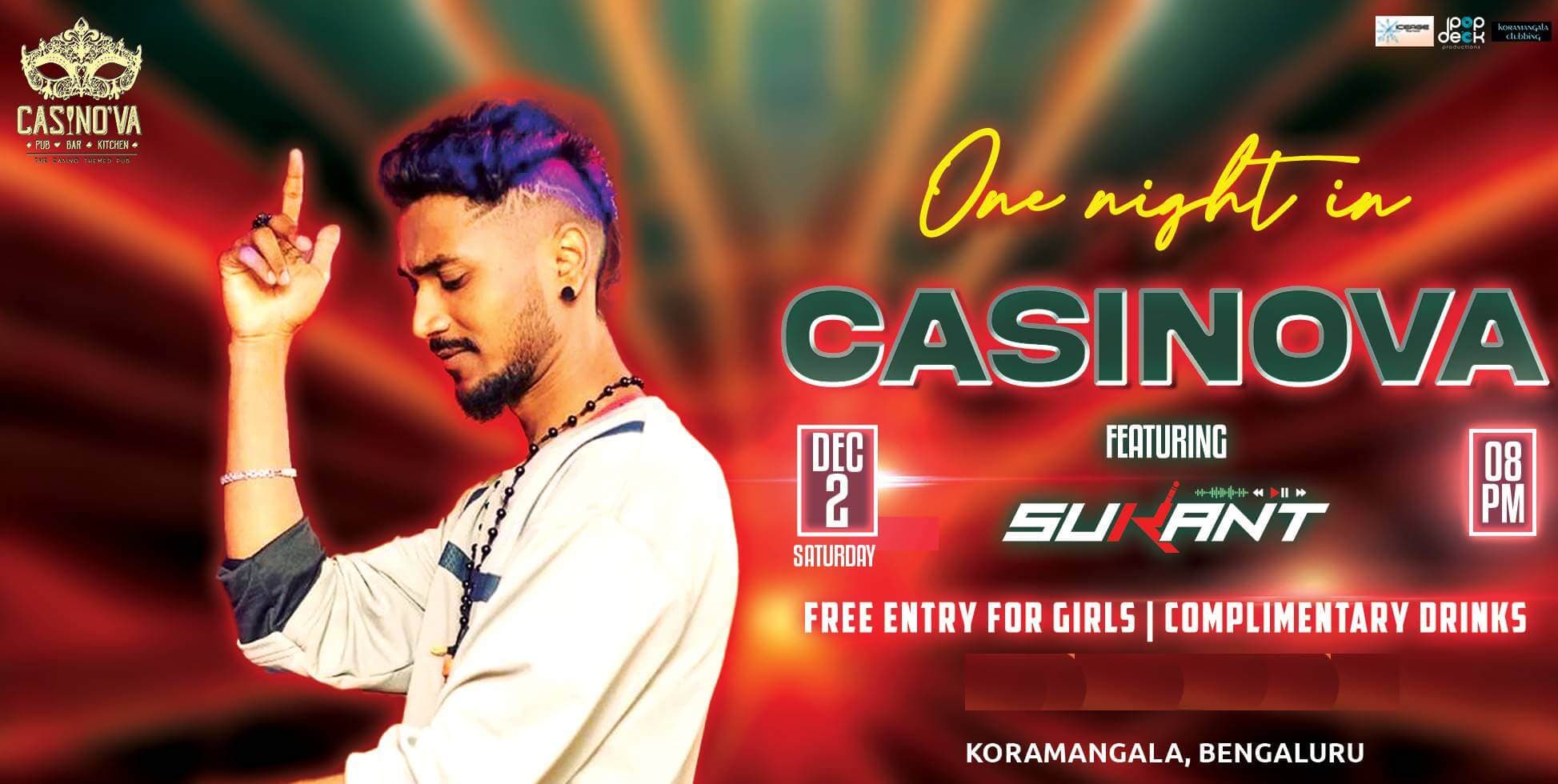 Saturday One Night In Casinova