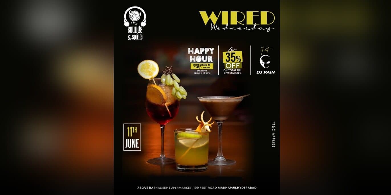 Wired Wednesday Bollywood Night | Sounds & Spirits