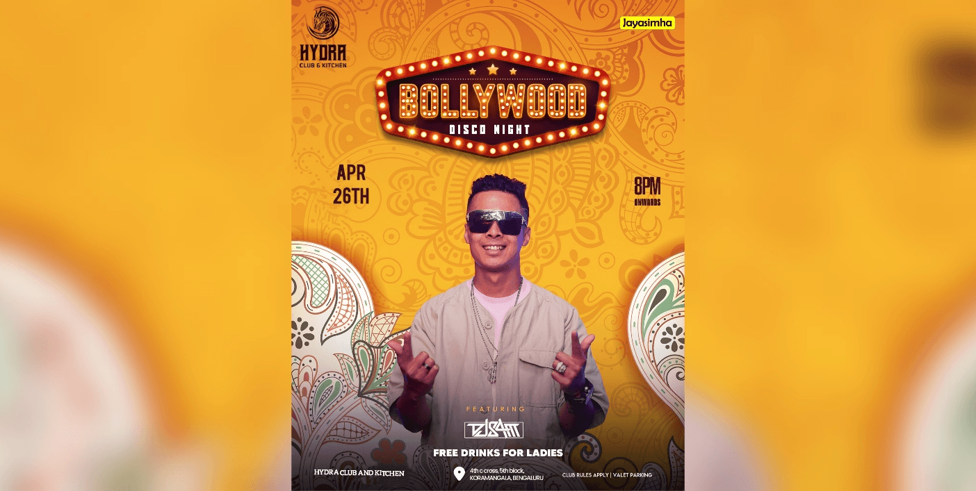Bollywood Disco Night | Hydra Club And Kitchen