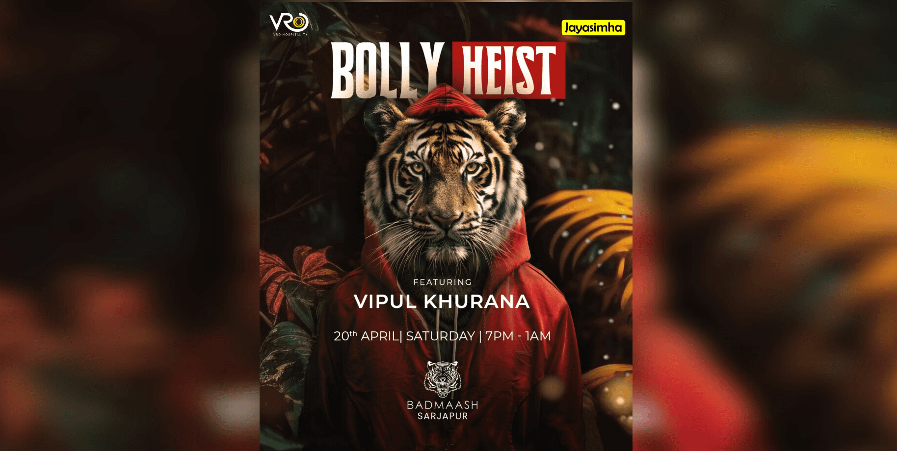 Big Bollywood Night | Badmaash Sarjapur