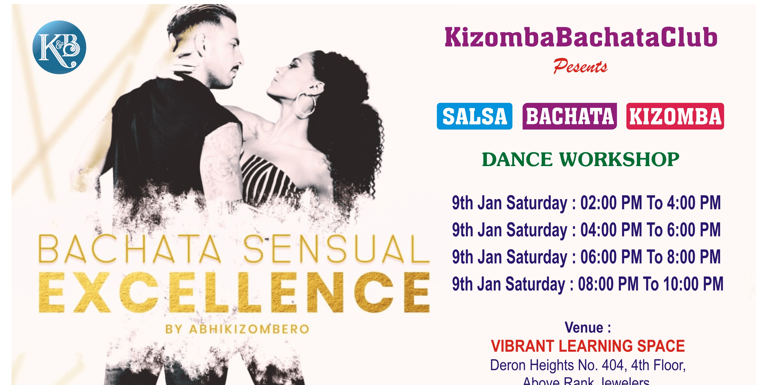 Free Latin Couple Dance Workshop Salsa Bachata And Kizomba