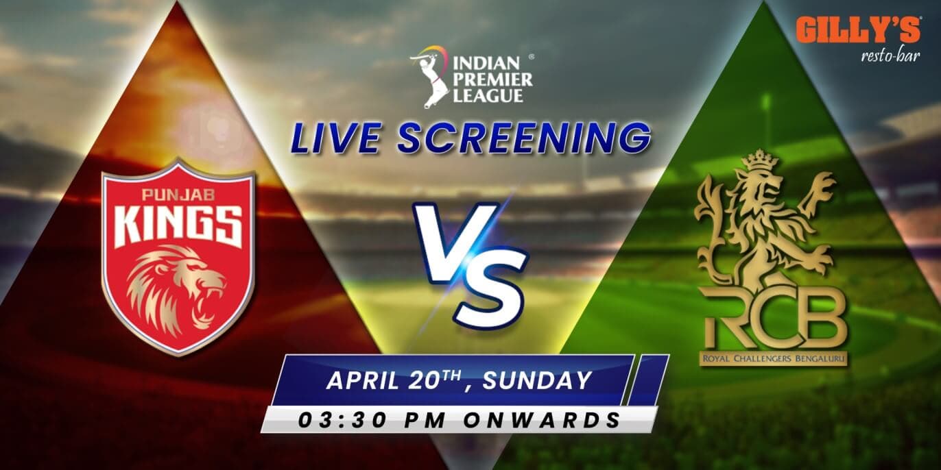 PBKS Vs RCB | IPL Live Screening 
