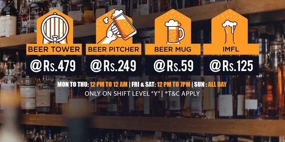 Happy Hours at Shift Bangalore