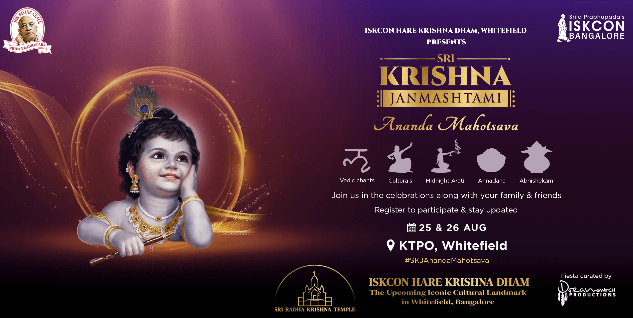 Sri Krishna Janmashtami - Ananda Mahotsava