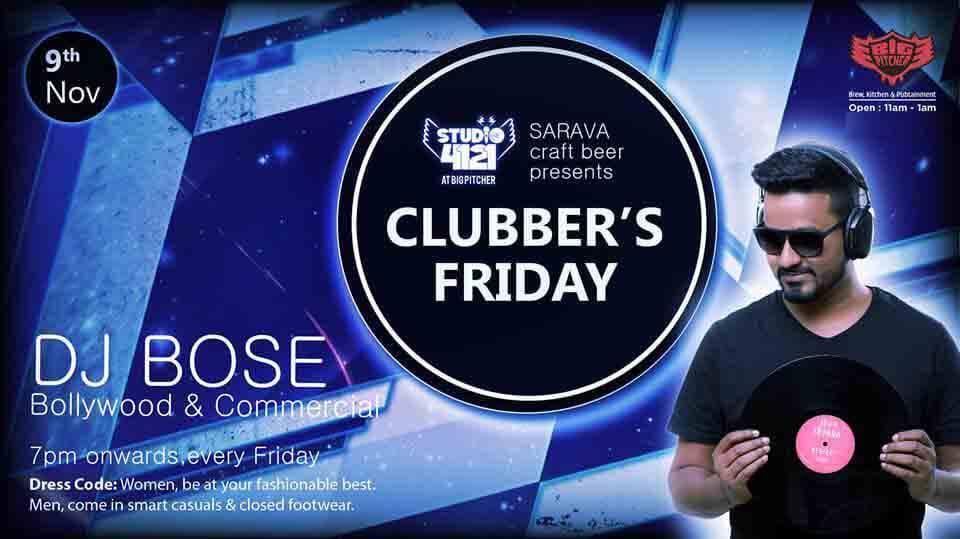 Clubbers Friday Night- 9th Nov 2018