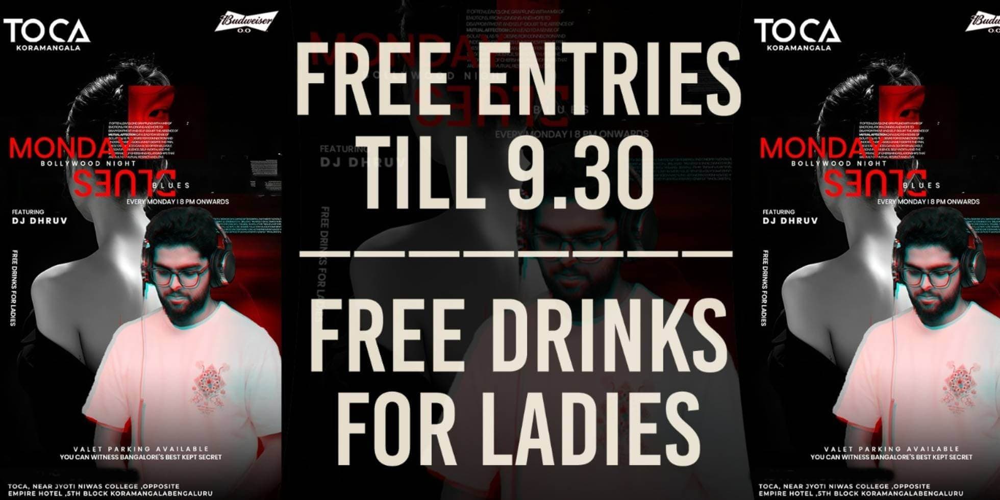 Monday Blues Bollywood Night | Toca Koramangala