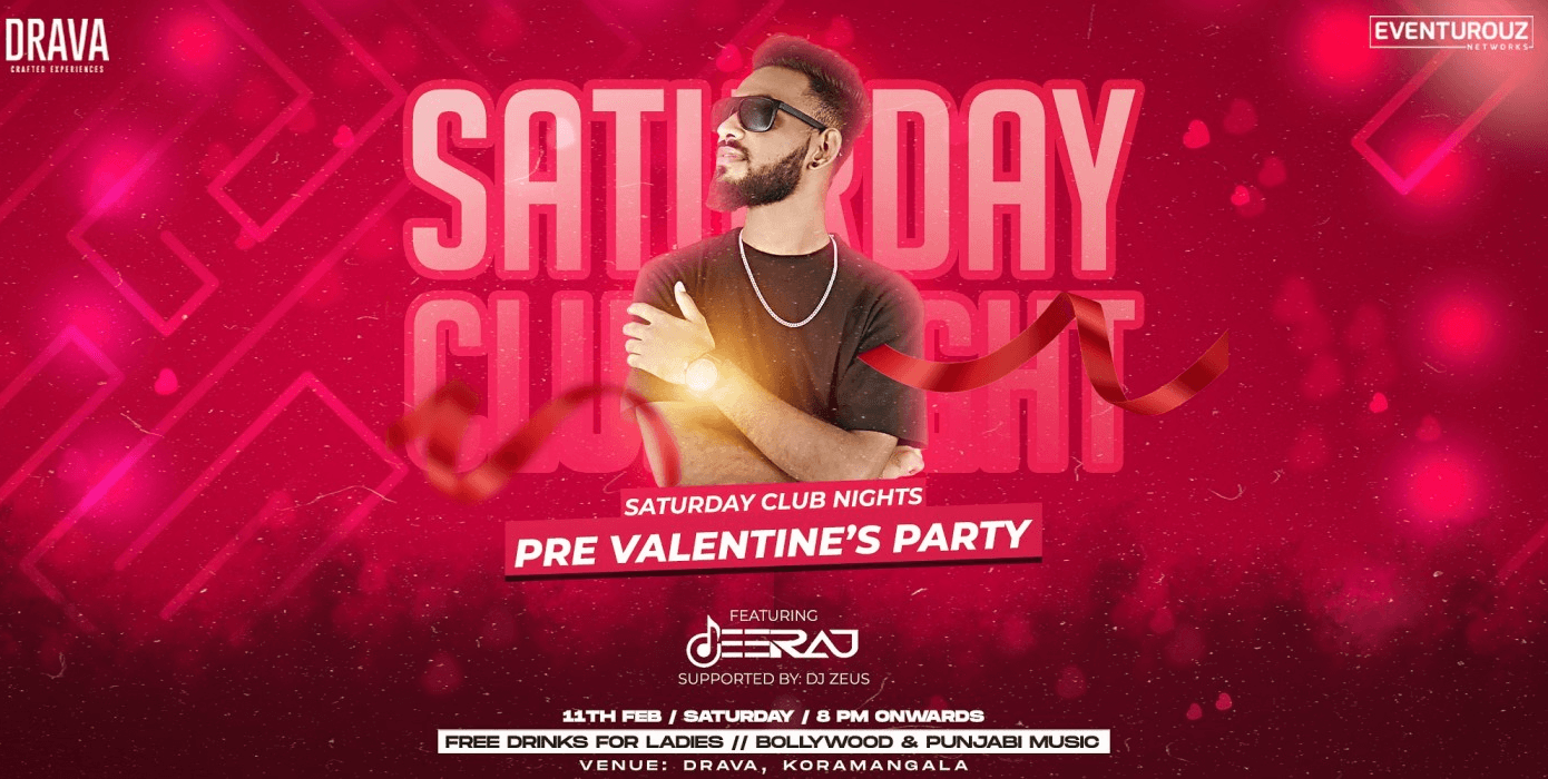 Saturday Bollywood Club Nights - Valentine Edition