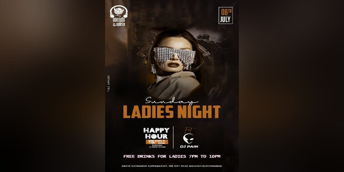 Sunday Bollywood Ladies Night | Sounds & Spirits