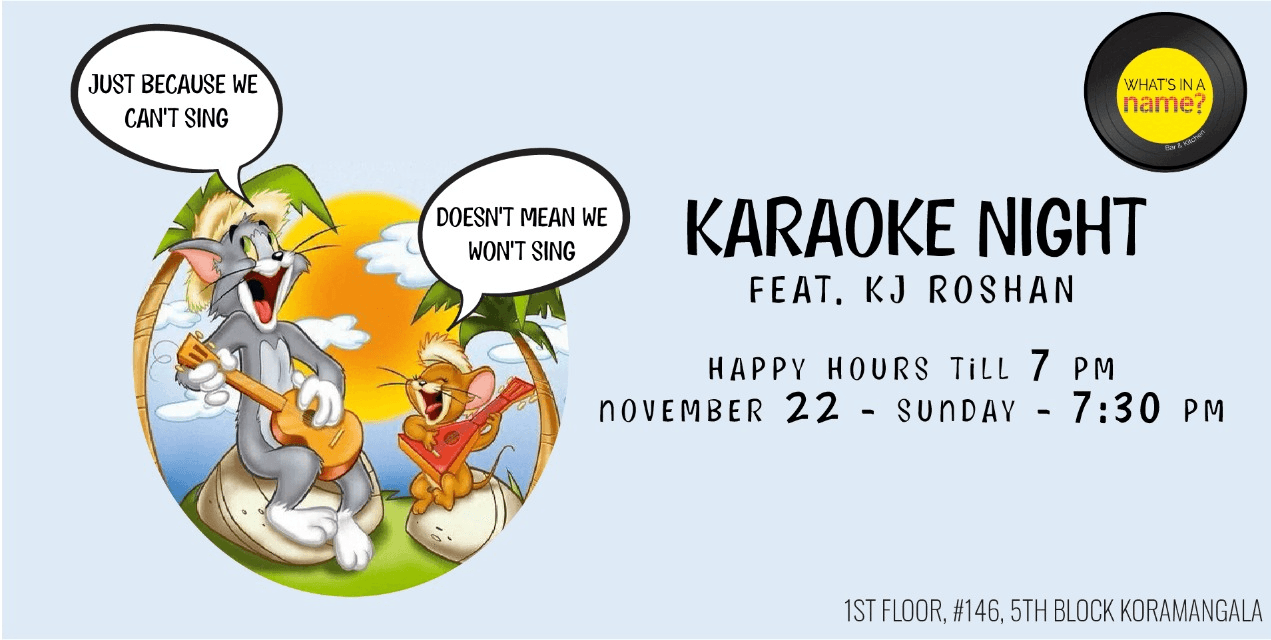 Karaoke Sundays With KJ Roshan Jose