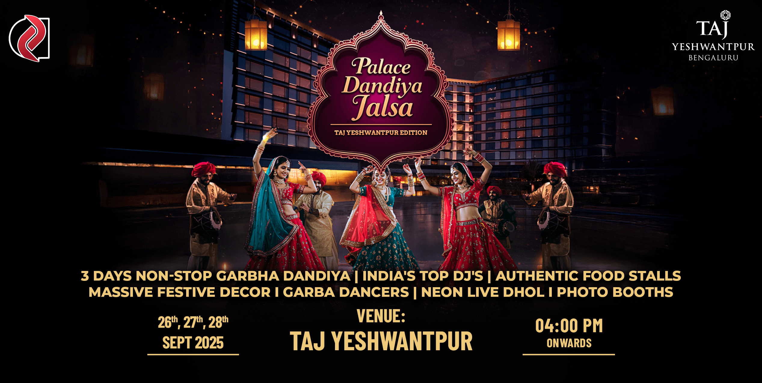 Palace Dandiya Jalsa At Taj Yeshwantpur