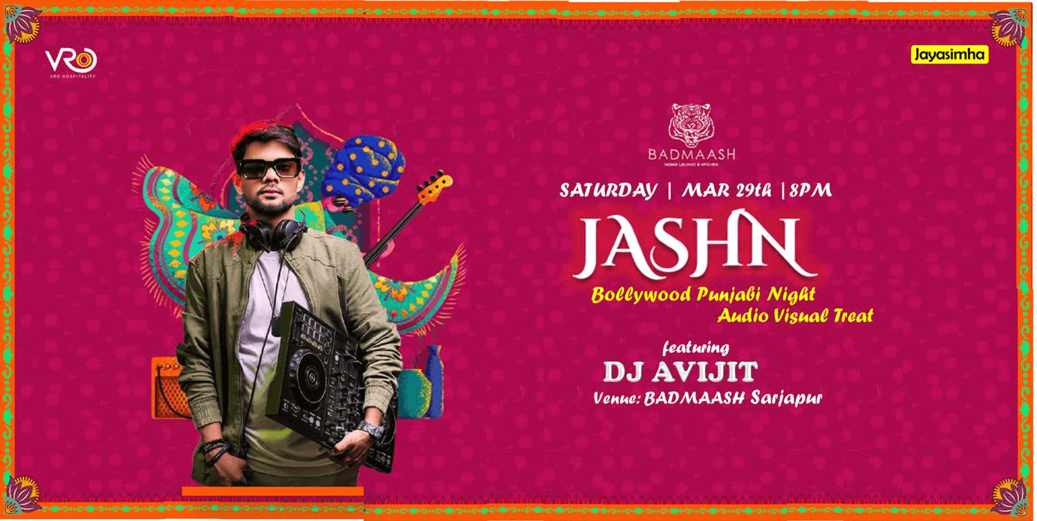 Jashn Big Bollywood Night At Badmaash Sarjapur