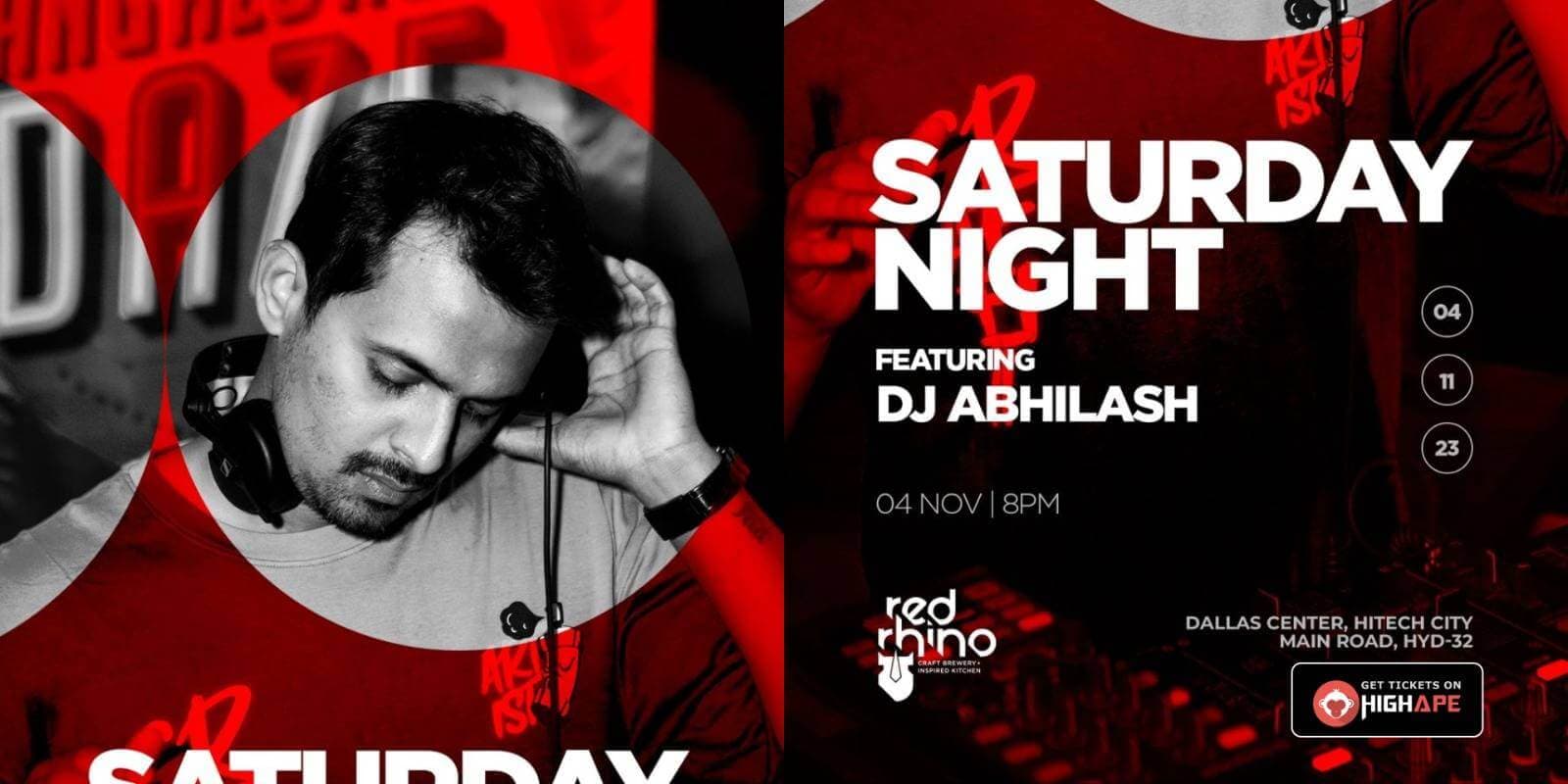 Saturday Night | Red Rhino 
