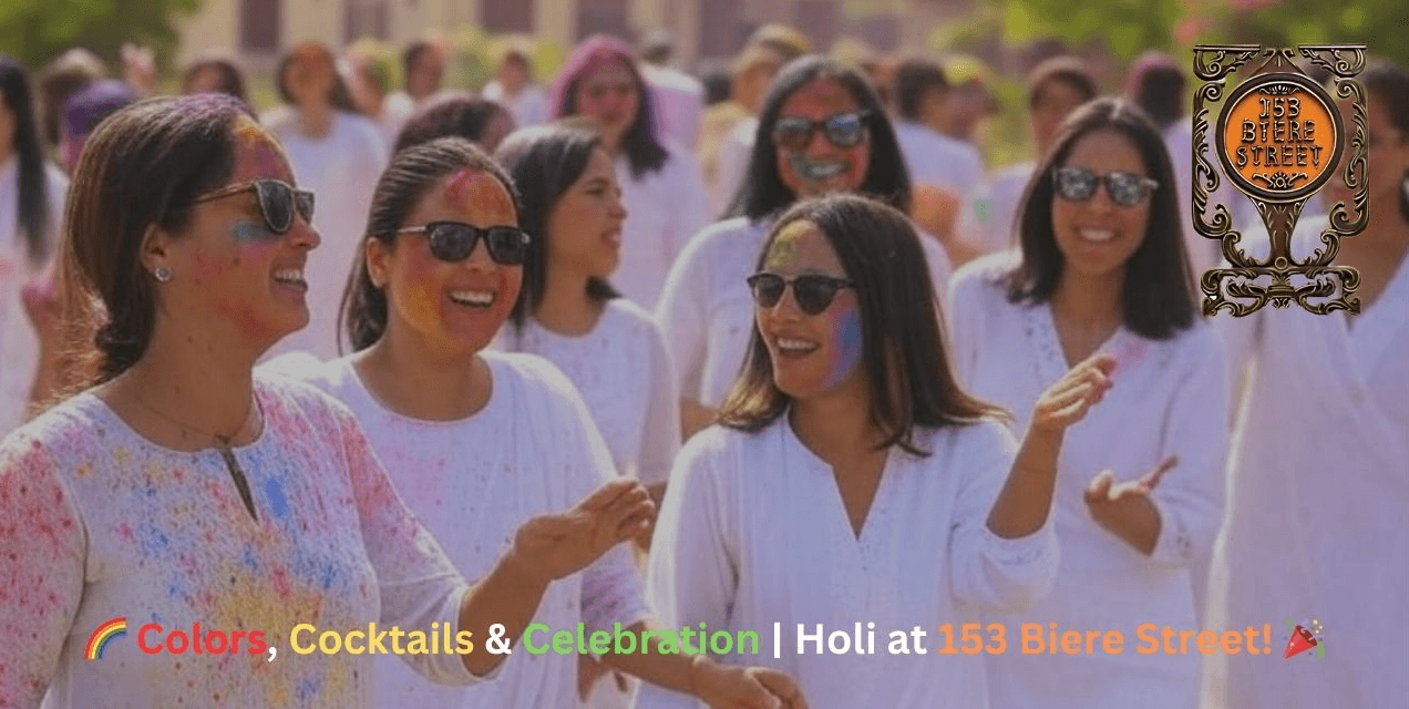 Holi Rain Dance Party At 153 Biere Street