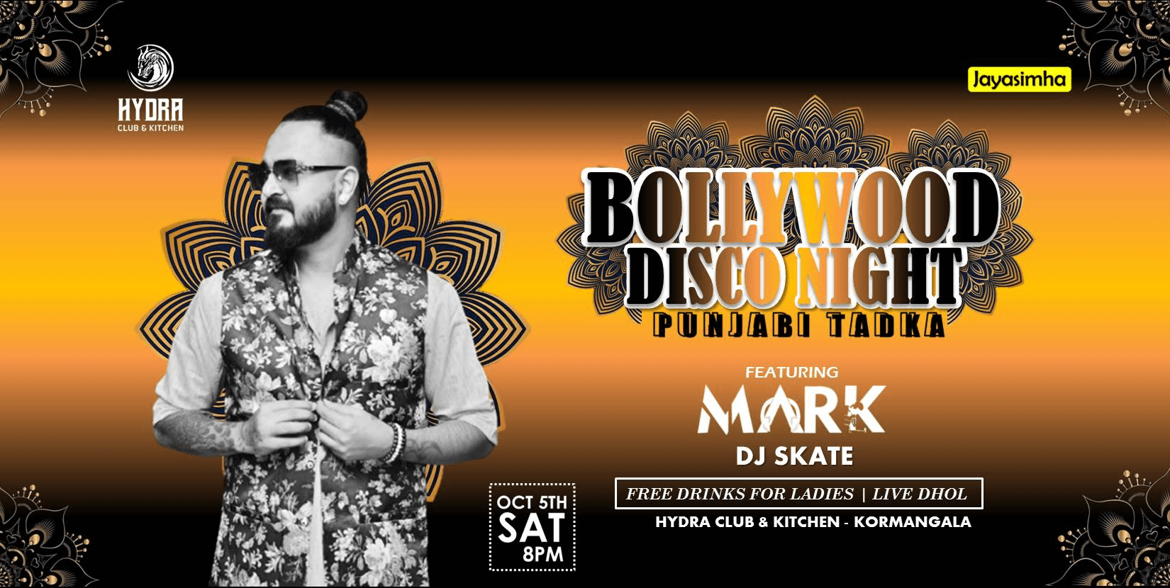 Bollywood Disco Night | Hydra Club And Kitchen