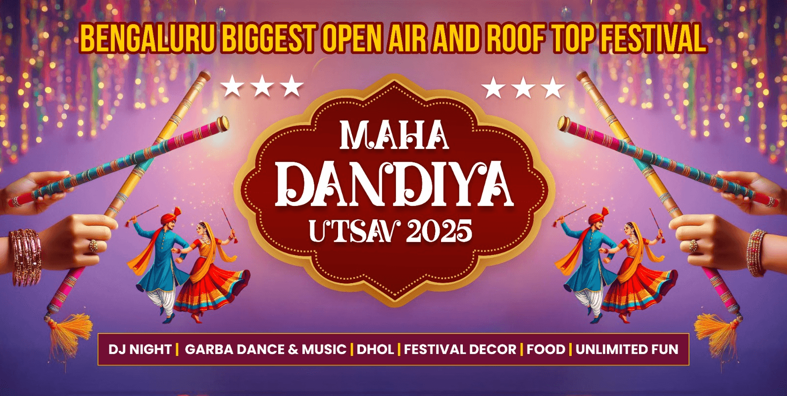 Maha Dandiya Utsav 2025 | Jayamahal Palace