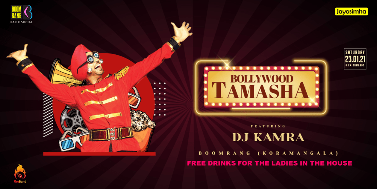 Bollywood Ladies Night at BOOMRANG (Kormangala)