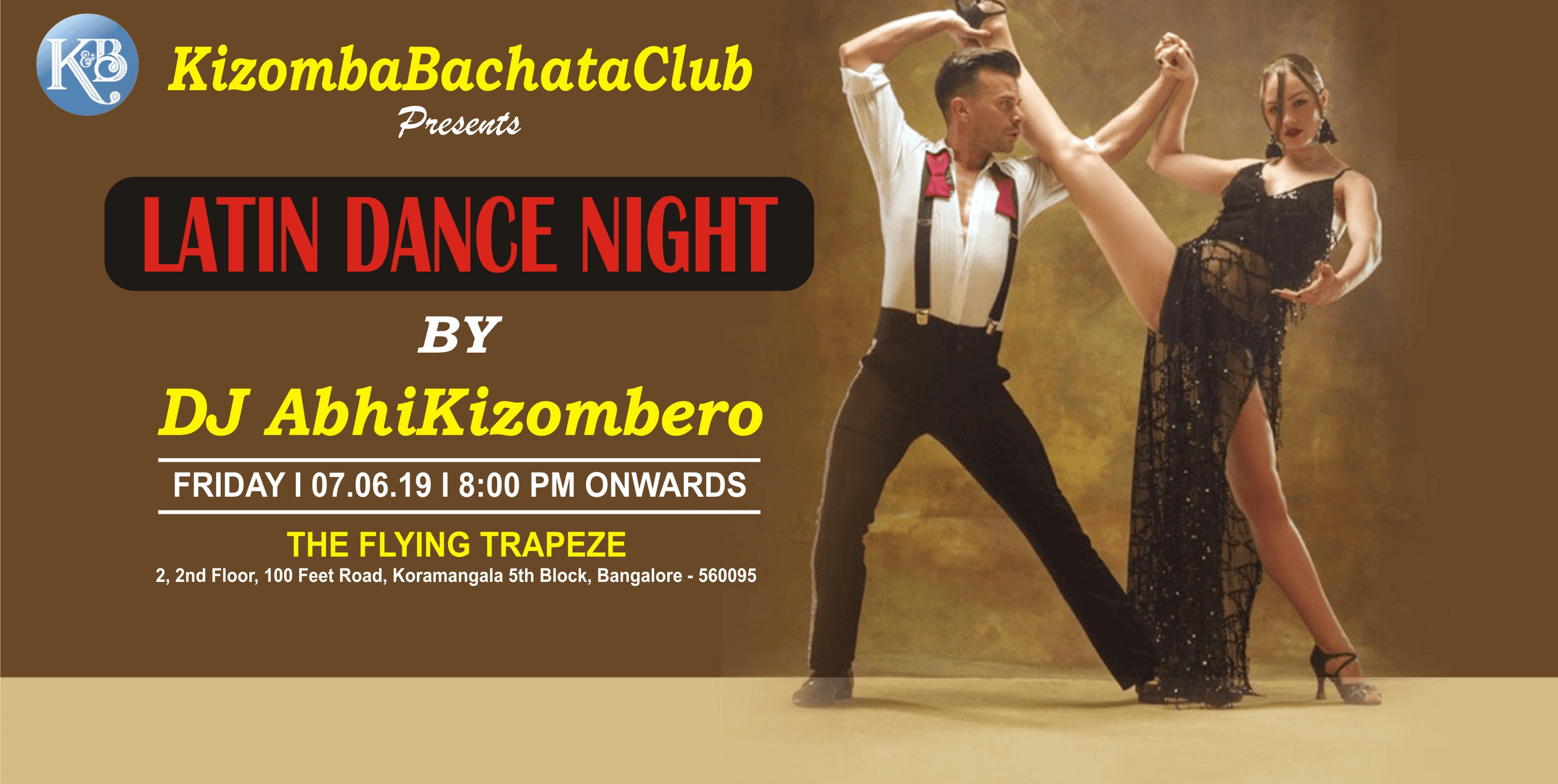 Latin Dance Night Salsa bachata Kizomba Social Dancing