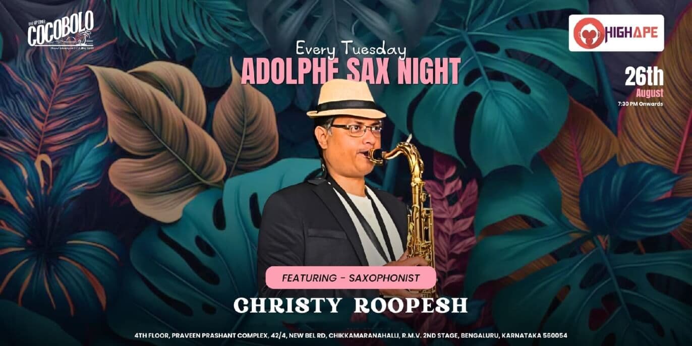 Every Tuesday Adolphe Sax Night